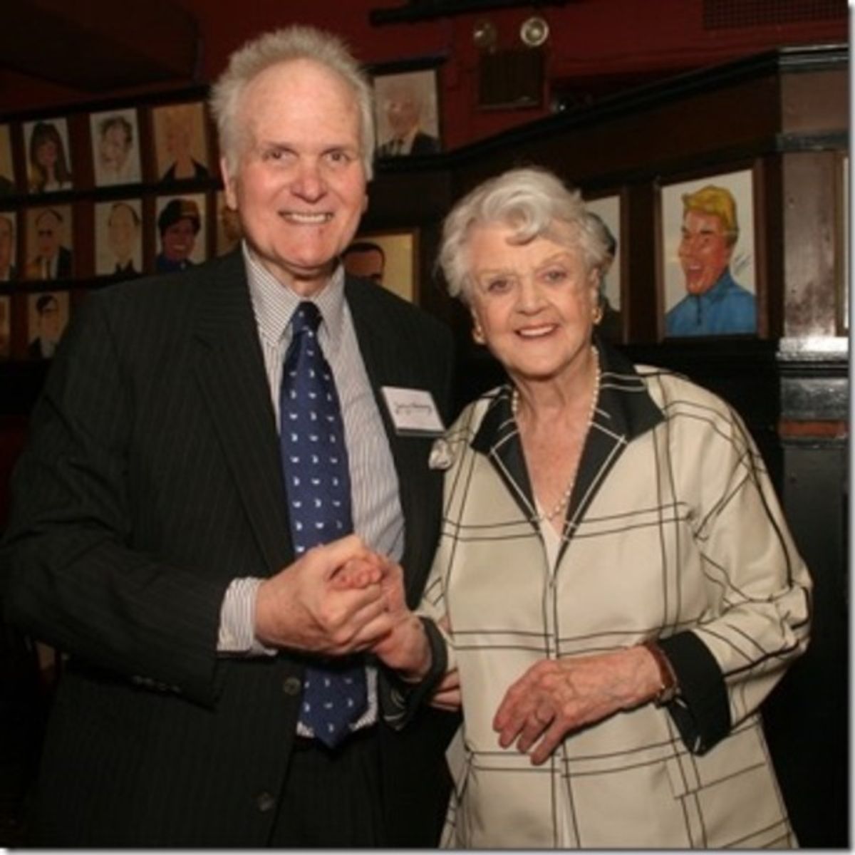 Jerry Lanning (Patrick) with Angela Lansbury (Mame) at 